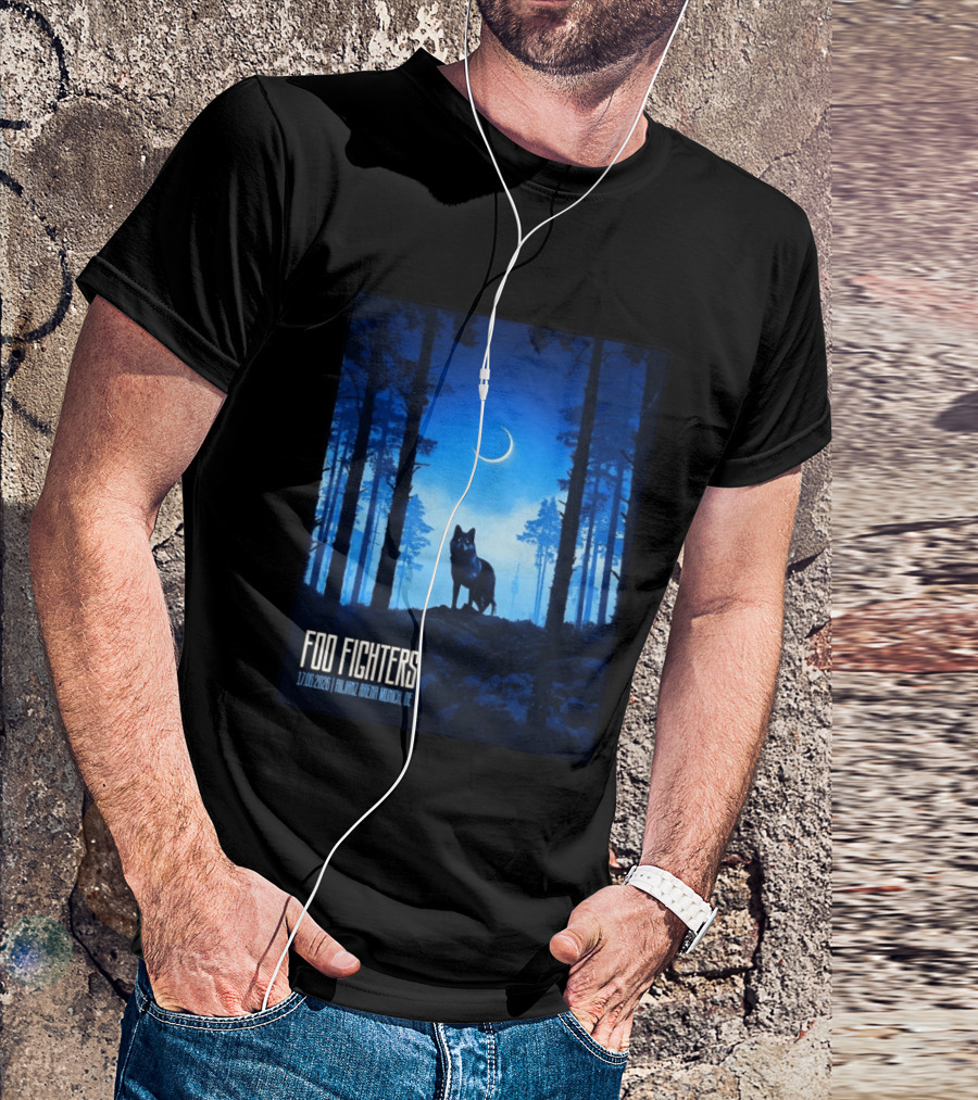 Foo Fighters 17 June 2026 Allianz Arena Munich Germany The Wolf T-Shirt