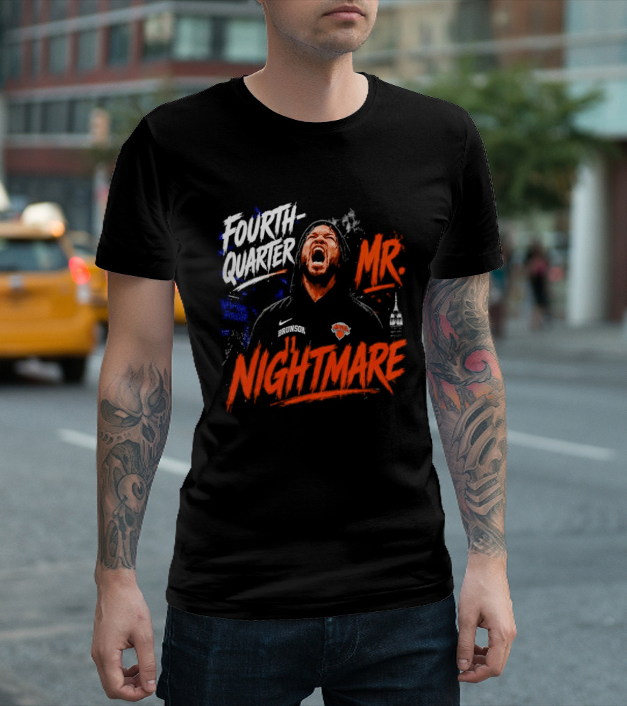 Fourth Quarter Mr. Nightmare New York Knicks T-Shirt