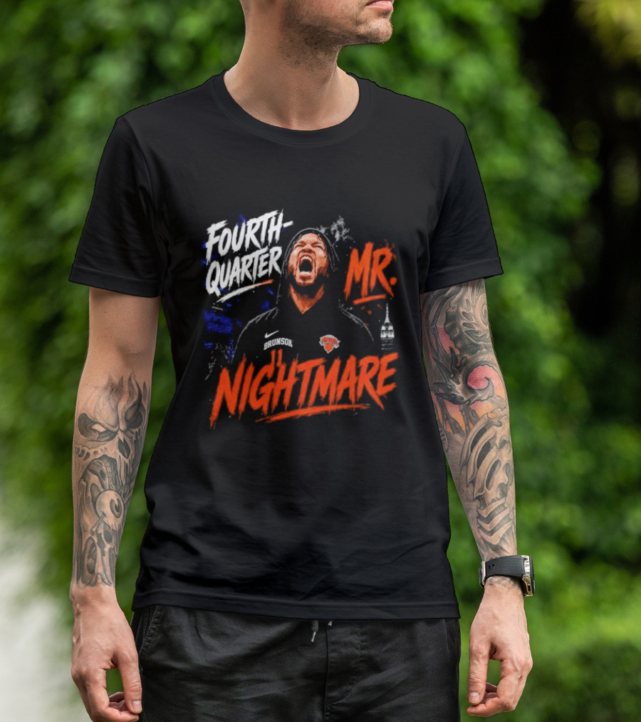 Fourth Quarter Mr. Nightmare New York Knicks T-Shirt