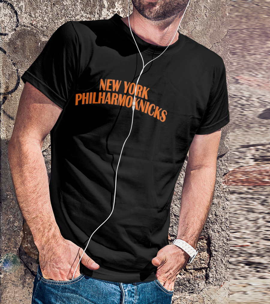 New York Philharmoknicks Knicks Inspired Collaboration T-Shirt