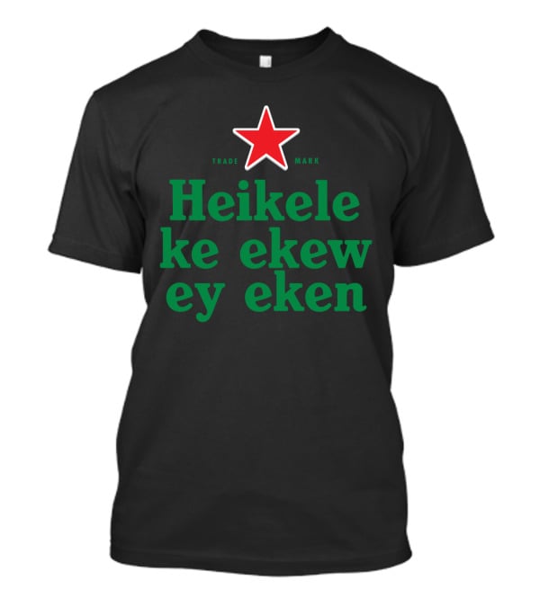 Heikelekeekeweyeken Trade Mark Red Star Parody Sublimation Dryfit T-Shirt
