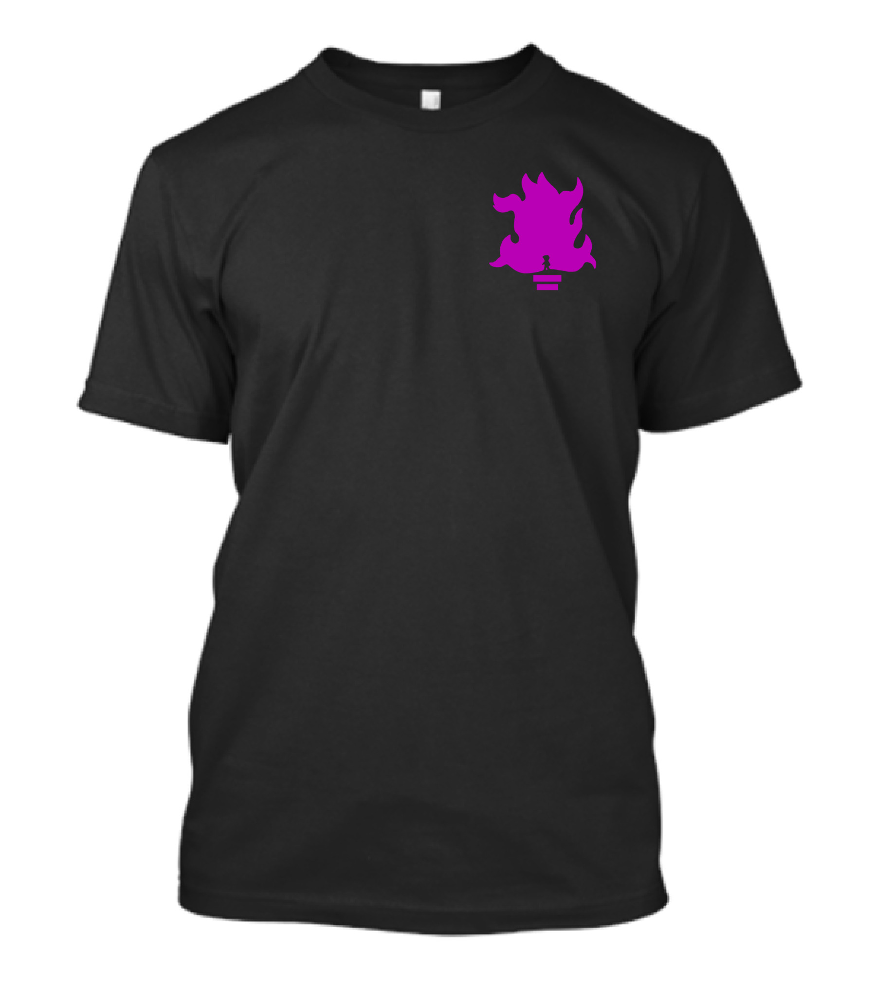 Lil Grian Purple Torch Flame Pixel T-Shirt