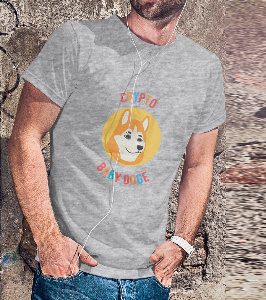 Crypto Baby Doge Iconic Circle T-Shirt
