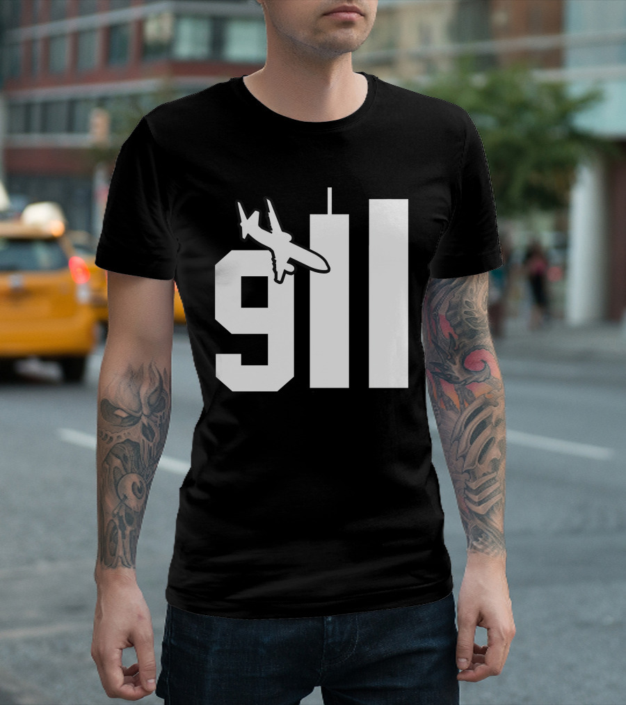Patriotic 911 Patriot Day Memorial Twin Towers T-Shirt