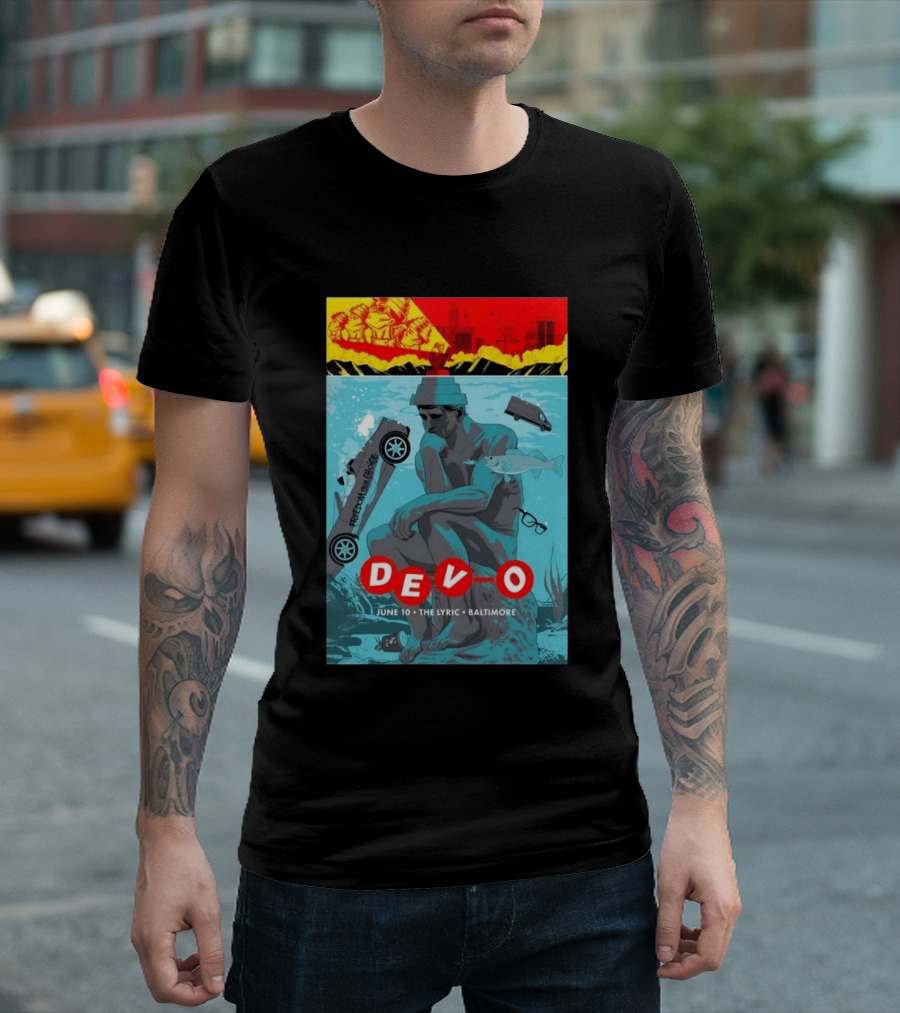 Devo June 10 2026 The Lyric Baltimore Freedom Of Choice T-Shirt
