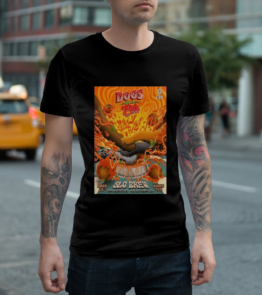Dogs In A Pile SLO Brew San Luis Obispo June 12 2026 Live Event T-Shirt