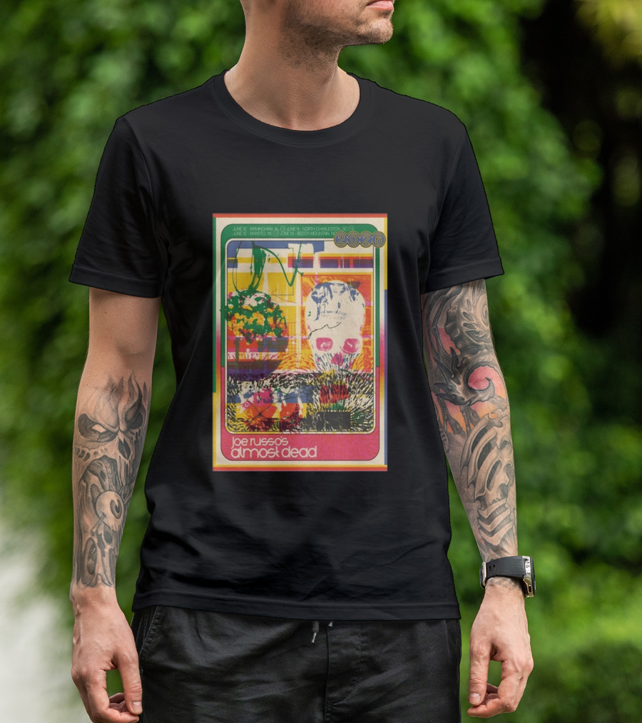 Joe Russo's Almost Dead 2026 Birmingham AL North Charleston SC Manteo NC Beech Mountain Tour T-Shirt