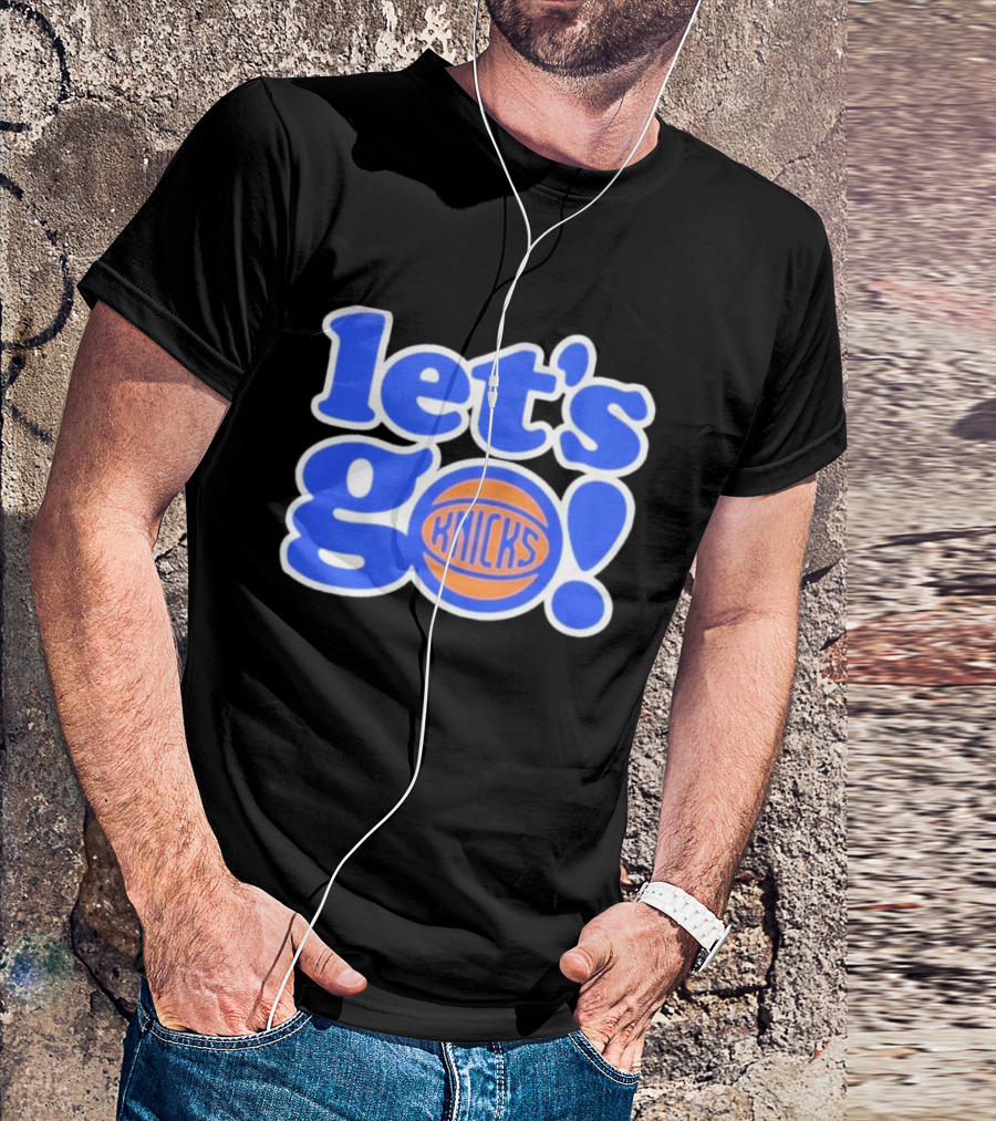 New York Knicks Let's Go NBA 2026 Celebration T-Shirt