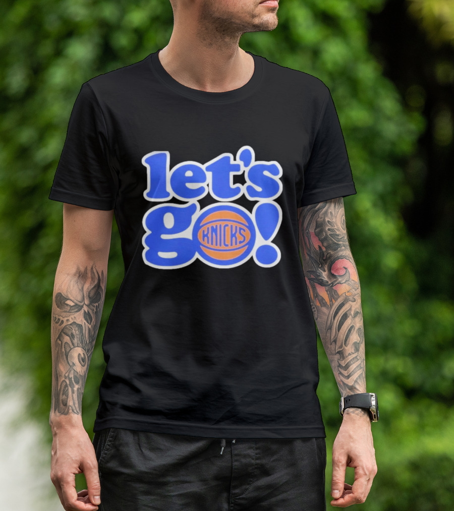 New York Knicks Let's Go NBA 2026 Celebration T-Shirt