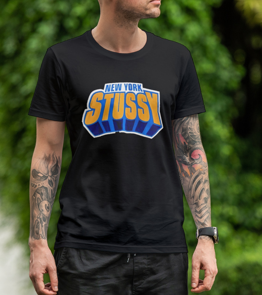 New York Stussy Knicks Collaboration T-Shirt