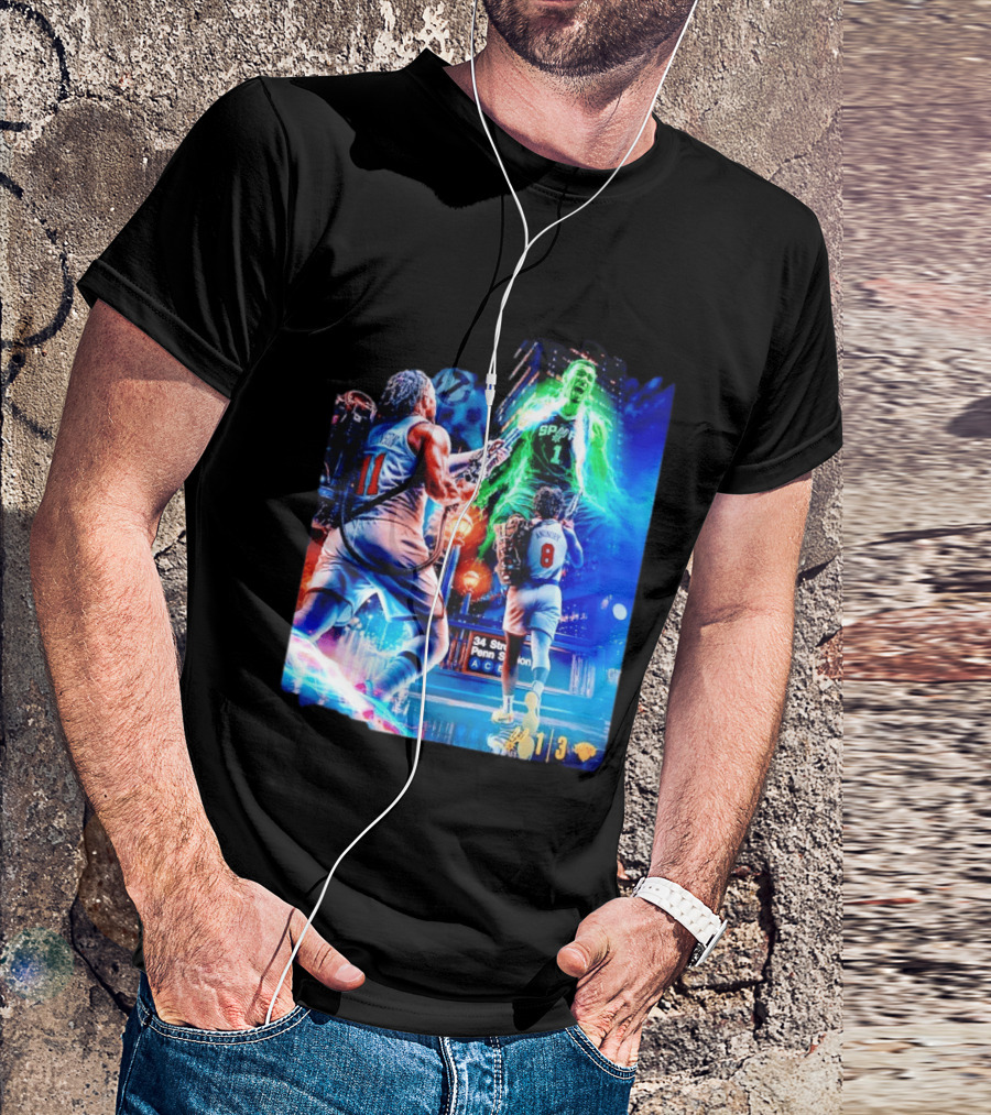OG Anunoby 33 PTS 4 REB 7 3PM Knicks Comeback Vs Spurs At 34 Street Penn Station T-Shirt