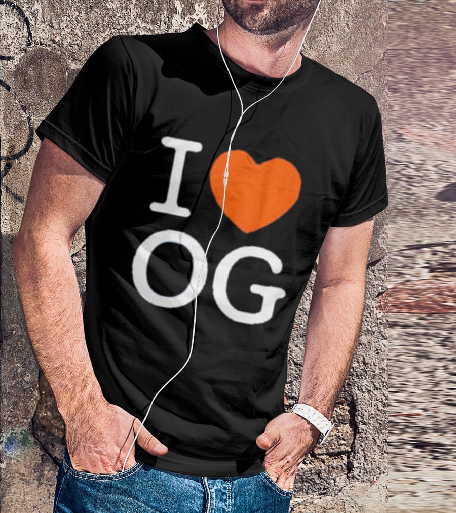 I Love OG Anunoby Orange Heart Knicks T-Shirt