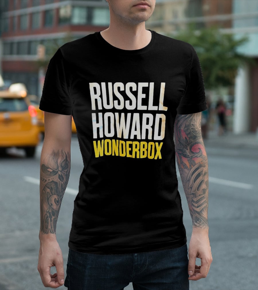 Russell Howard Wonderbox Comedy Tour Stand Up T-Shirt