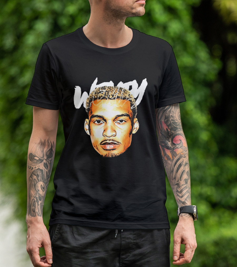 Victor Wenby Bold Basketball Star Big Head T-Shirt