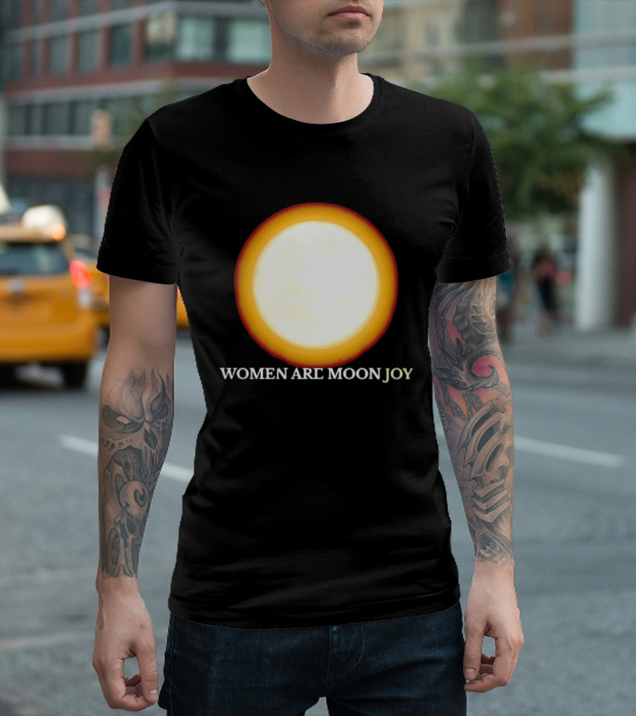 Women Are Moon Joy Full Moon Glow T-Shirt