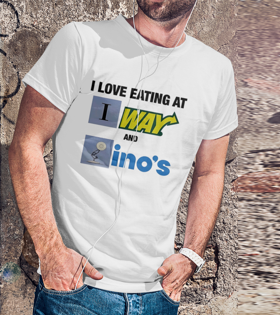 I Love Eating At IWAY And Ino's Lamp T-Shirt