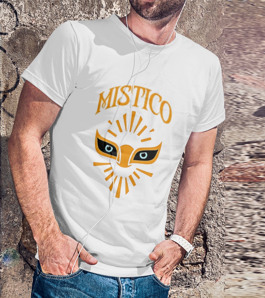 Mistico Mask Iconic Symbol With Radiant T-Shirt