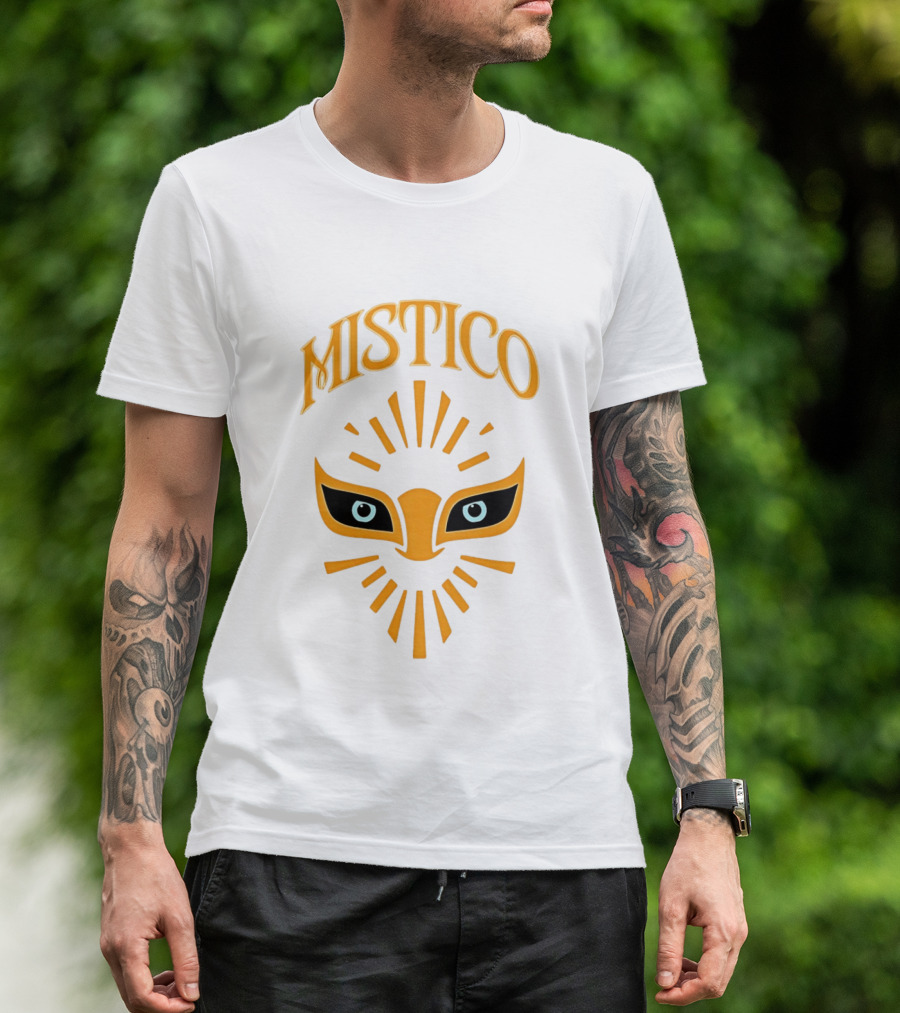 Mistico Mask Iconic Symbol With Radiant T-Shirt