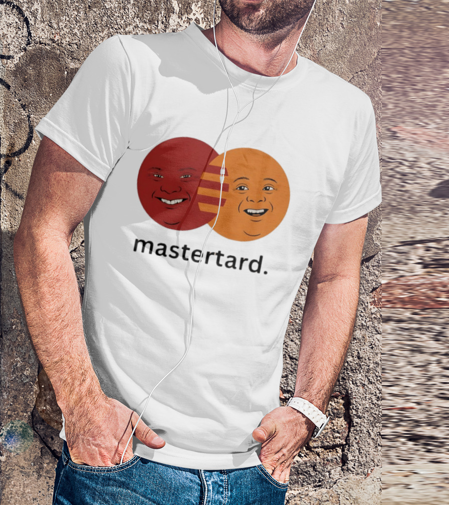 Mastertard Meme Funny Smile Parody Circles T-Shirt