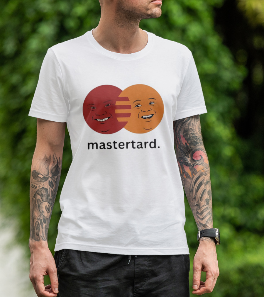 Mastertard Meme Funny Smile Parody Circles T-Shirt