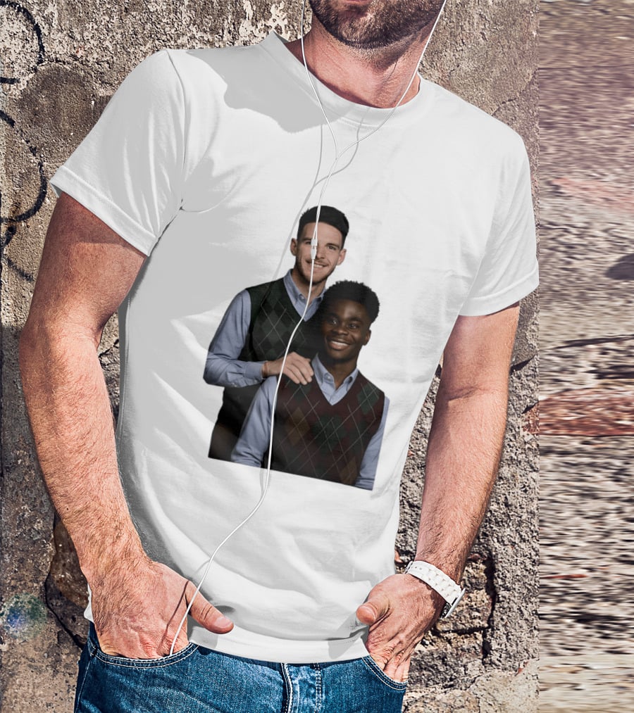 Saka Declan Rice Step Brother Arsenal FC Football Duo T-Shirt