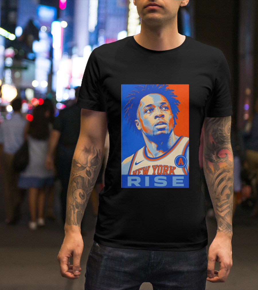 New York Knicks Rise OG Anunoby 2026 NBA Hope T-Shirt
