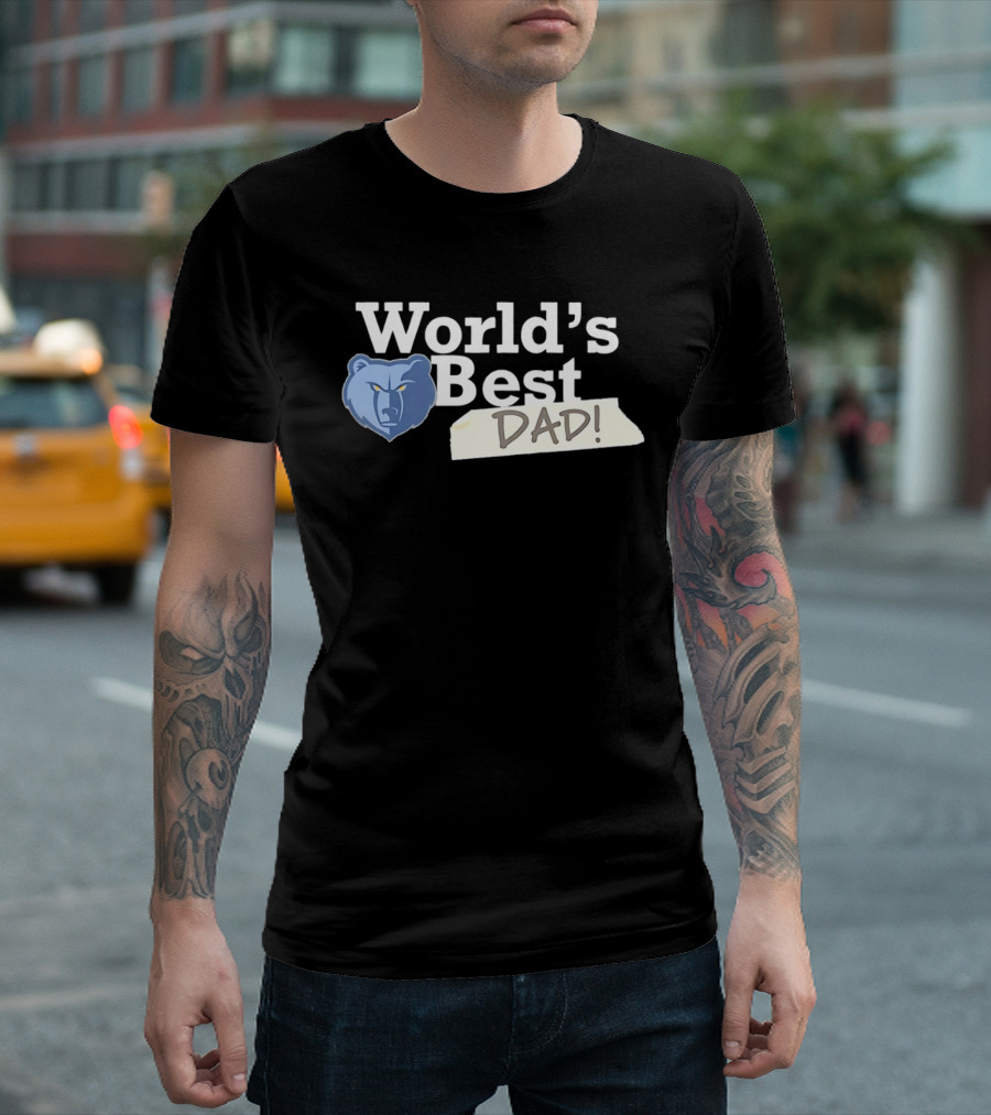 Memphis Grizzlies World's Best Dad 2026 Fathers Day T-Shirt