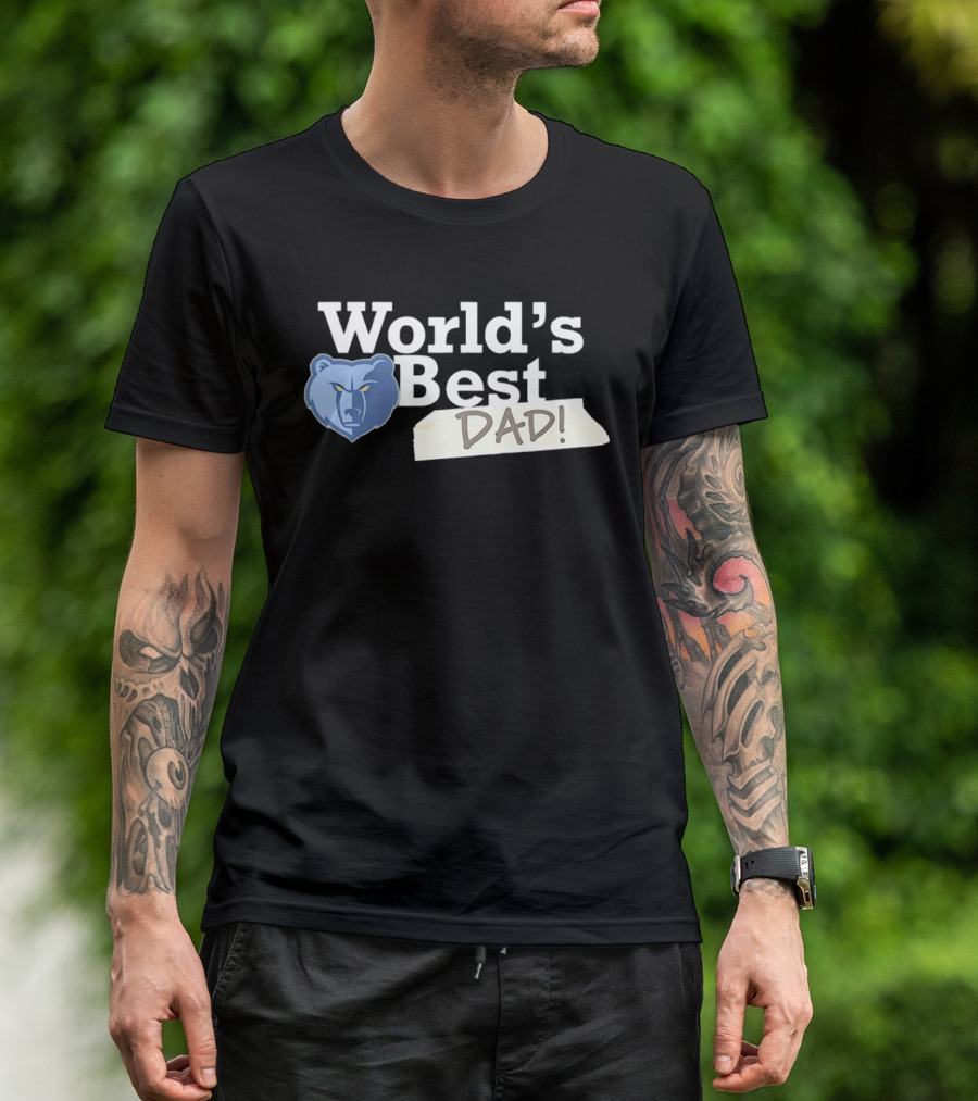 Memphis Grizzlies World's Best Dad 2026 Fathers Day T-Shirt