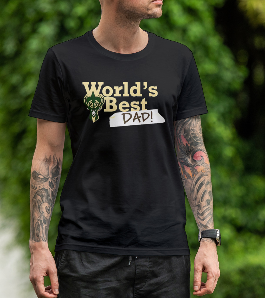 Milwaukee Bucks World's Best Dad 2026 T-Shirt