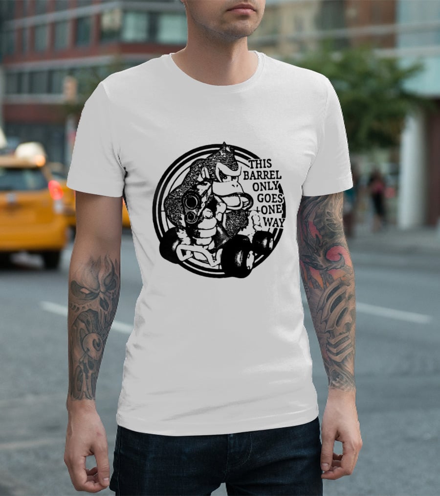 Donkey Kong Country This Barrel Only Goes One Way T-Shirt