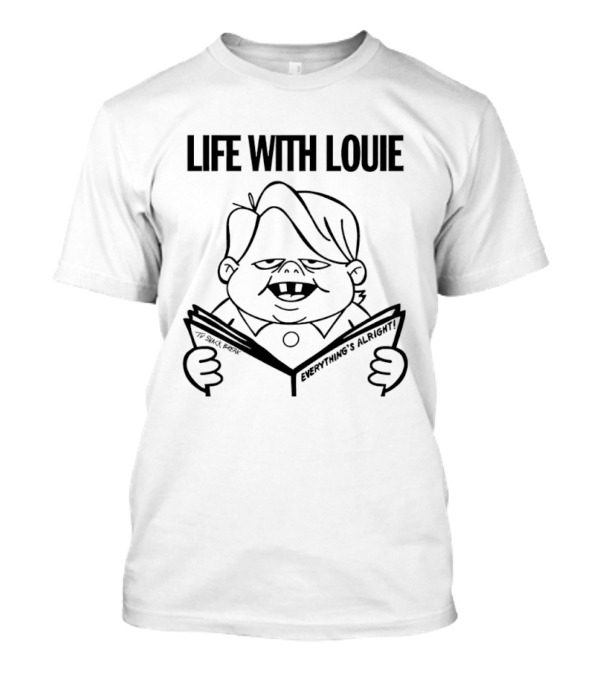 Life With Louie Everything's Alright Reading Comic T-Shirt