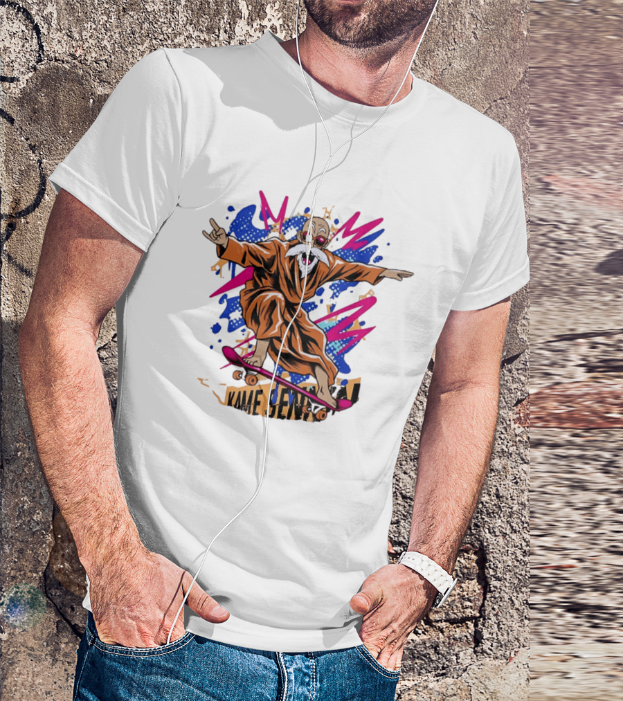 Master Roshi Kame Sennin Dragon Ball Skateboard Pop T-Shirt