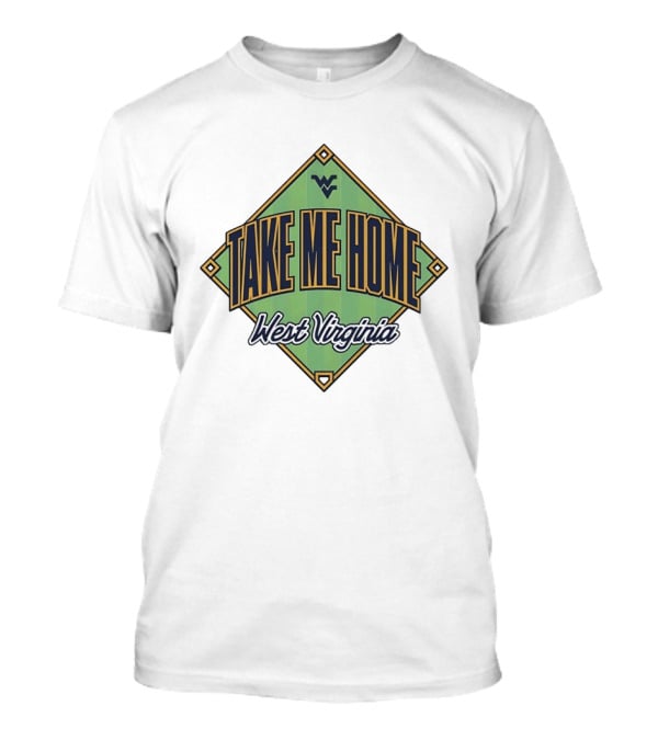 West Virginia Take Me Home Baseball Diamond T-Shirt