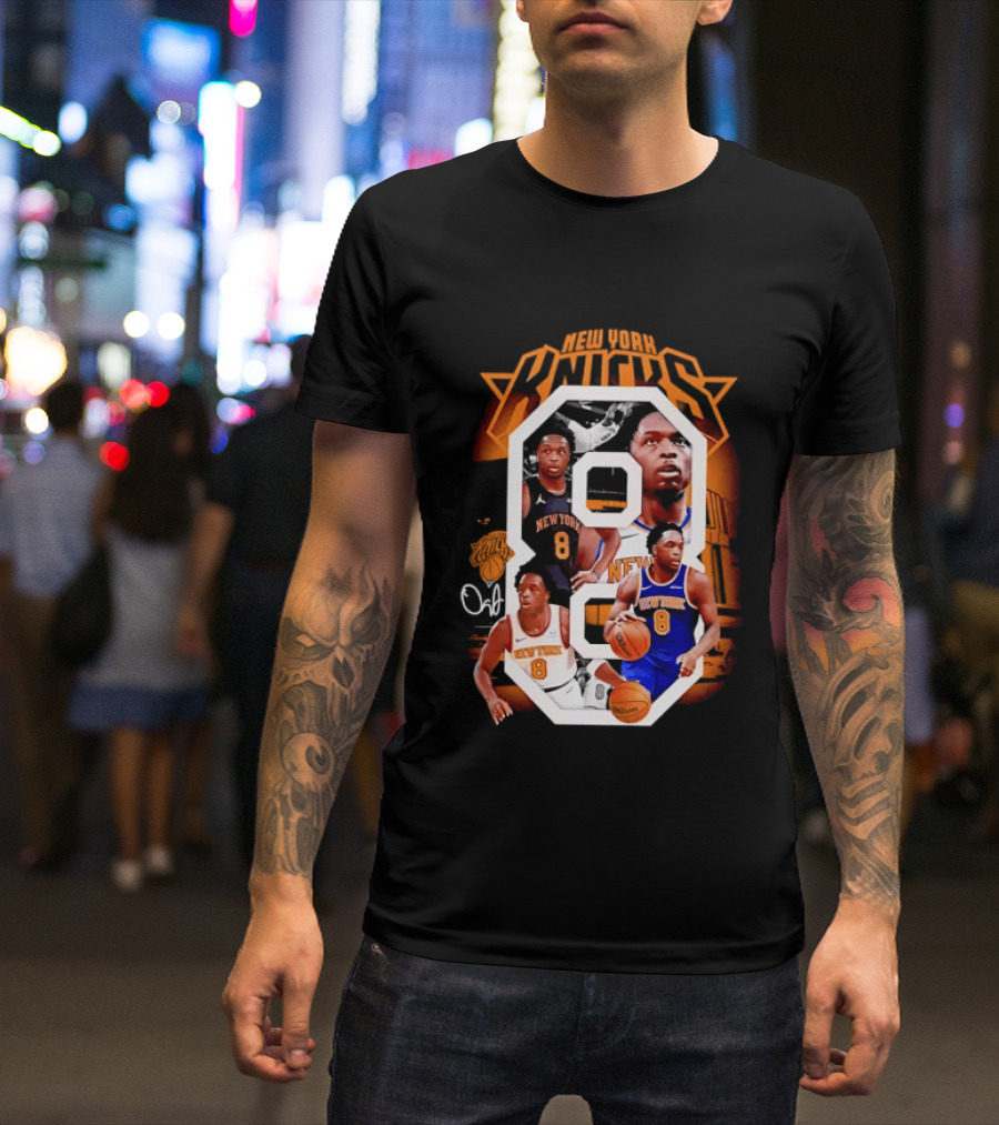 New York Knicks OG Anunoby 8 Basketball Jersey T-Shirt