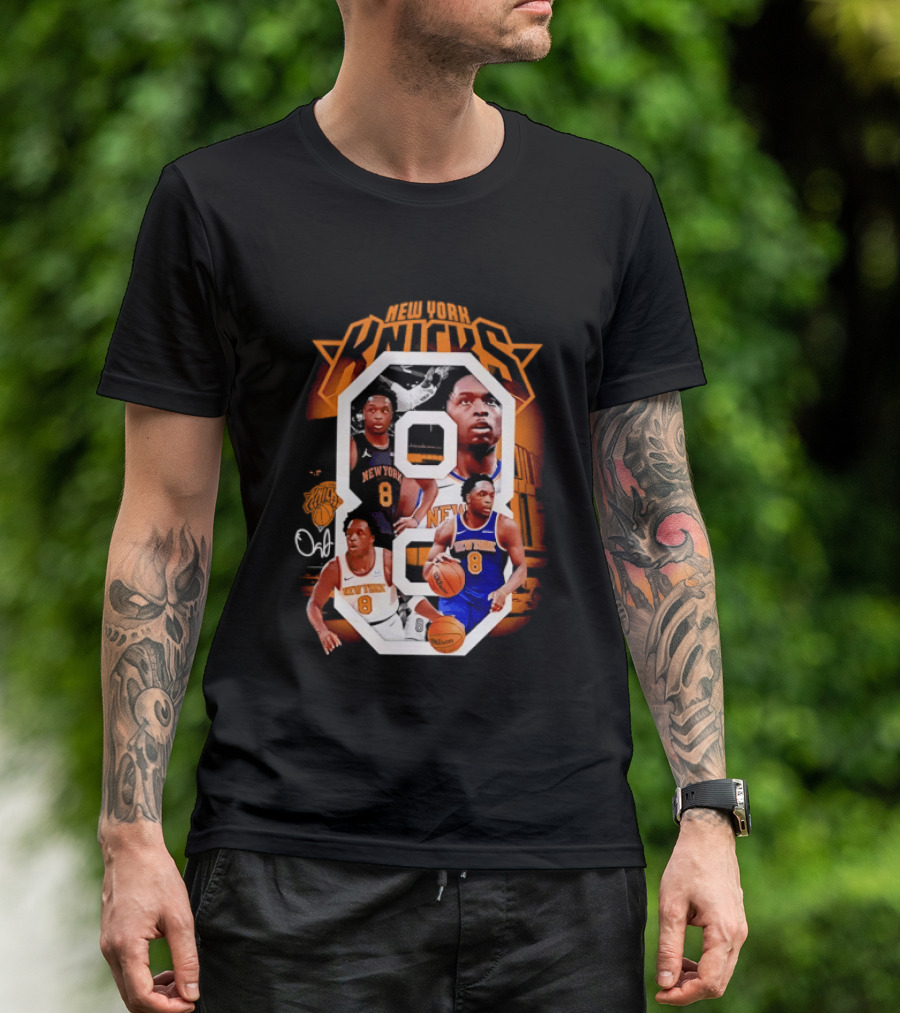 New York Knicks OG Anunoby 8 Basketball Jersey T-Shirt