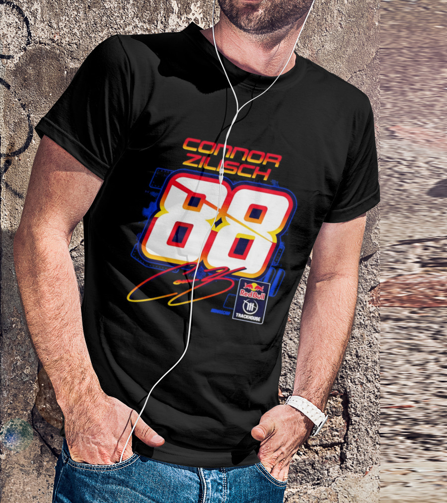 Connor Zilisch 88 Red Bull Trackhouse Racing T-Shirt