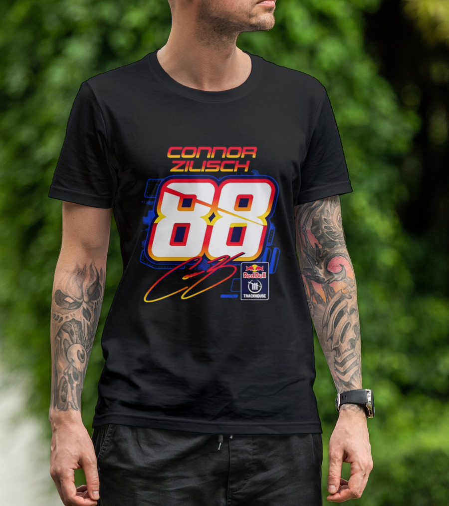 Connor Zilisch 88 Red Bull Trackhouse Racing T-Shirt