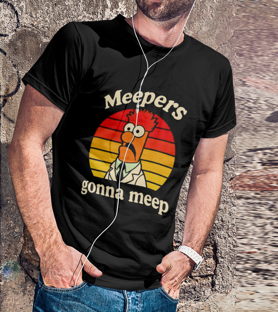 Meepers Gonna Meep Retro Vintage Style With Cartoon T-Shirt
