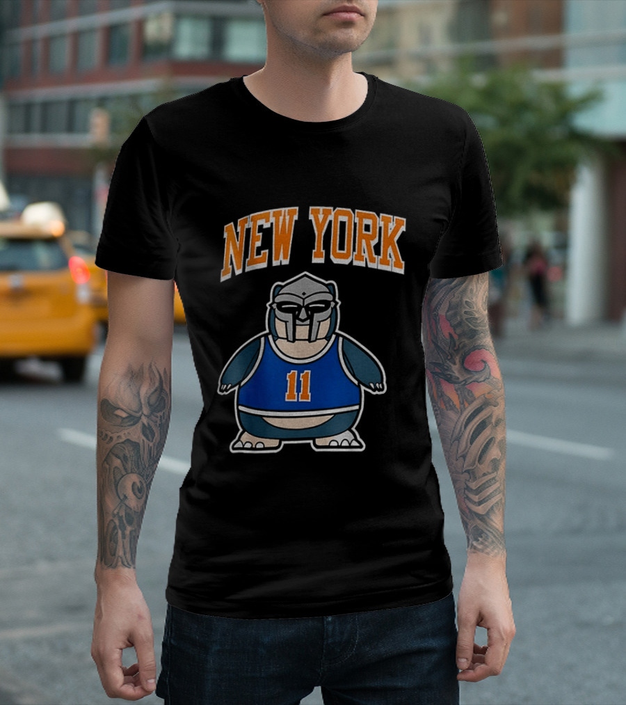 New York Knicks MF Doom Jalen Brunson #11 NBA Basketball 2026 T-Shirt