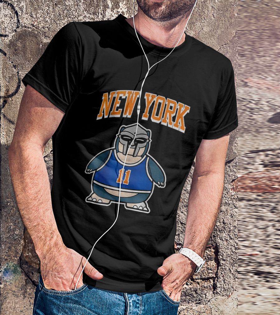 New York Knicks MF Doom Jalen Brunson #11 NBA Basketball 2026 T-Shirt