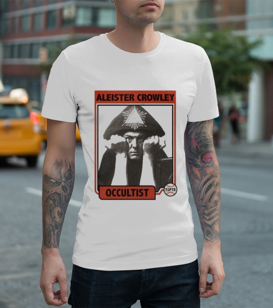 Aleister Crowley Occultist TSPTR Baseball Raglan T-Shirt