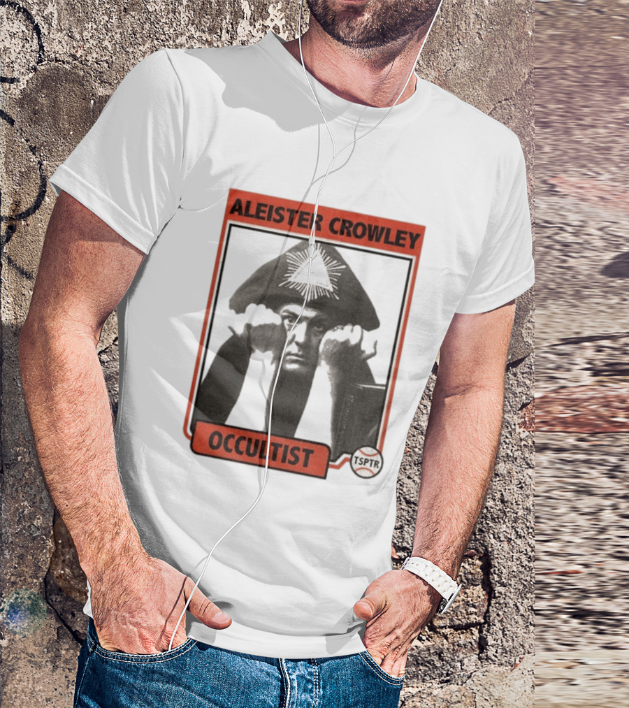 Aleister Crowley Occultist TSPTR Baseball Raglan T-Shirt