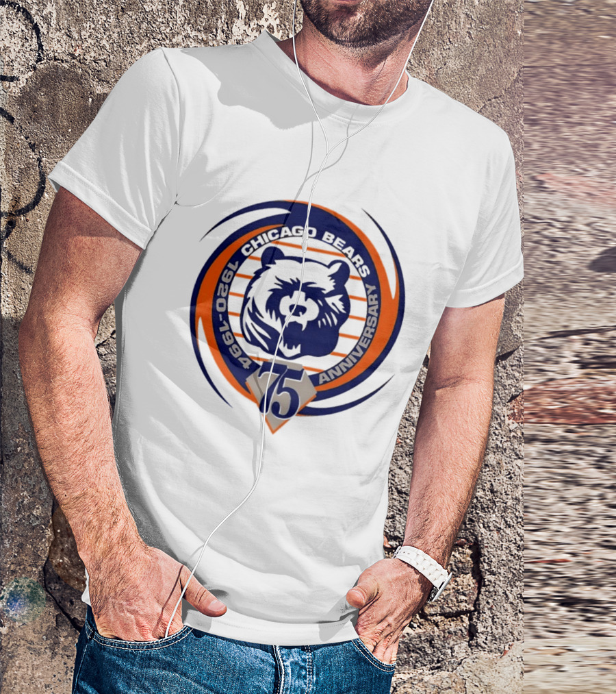 Chicago Bears 75th Anniversary 1920 1994 T-Shirt