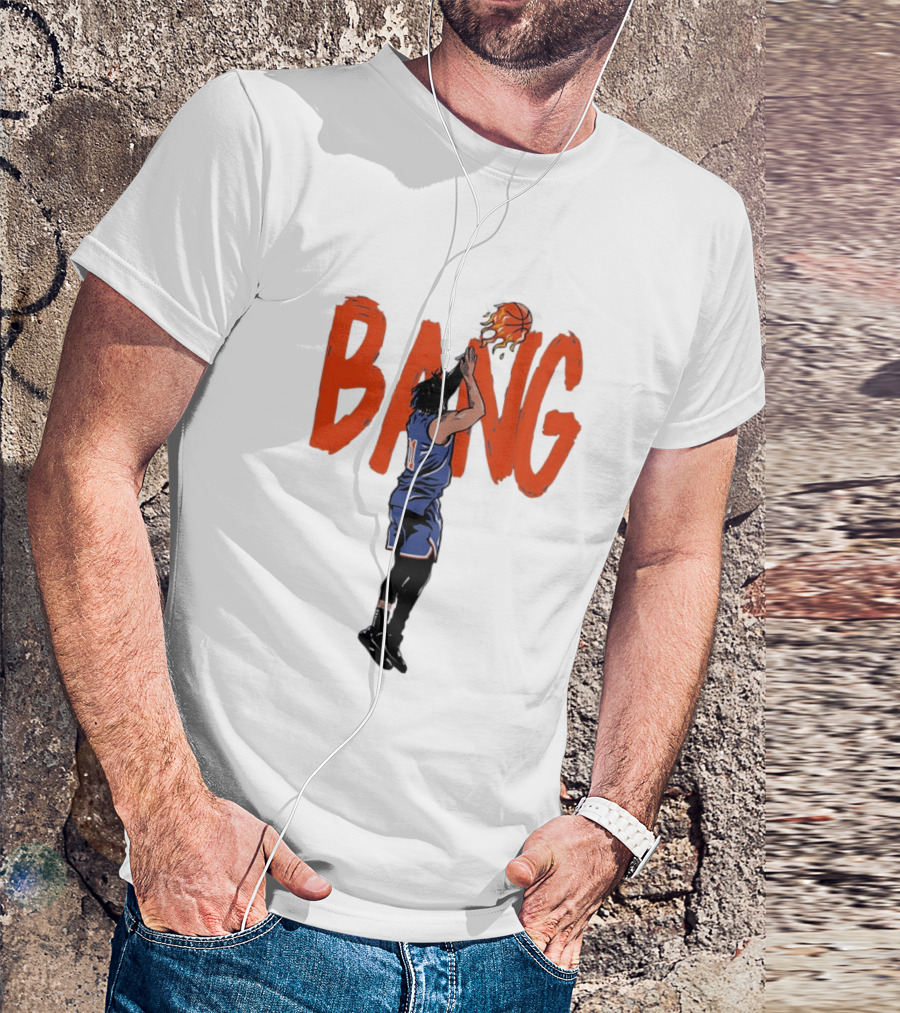 BANG Jalen Brunson New York Knicks NBA Basketball T-Shirt