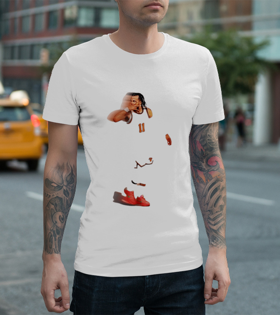 Jalen Brunson New York Knicks NBA Player Unique Distorted T-Shirt