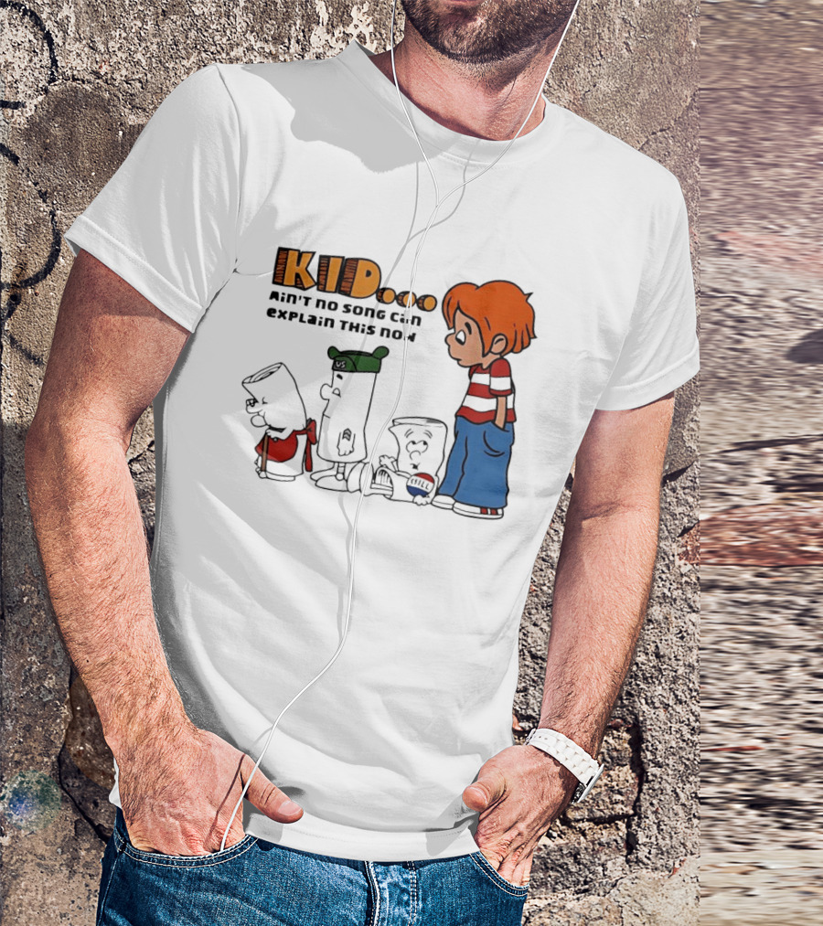 Kid Ain't No Song Can Explain This Now Retro Cartoon T-Shirt