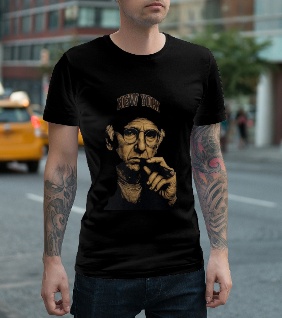 Larry David New York Knicks Cigar T-Shirt