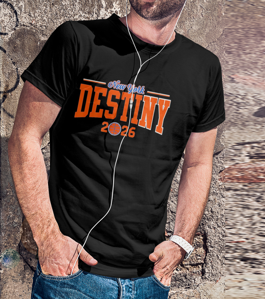 New York Destiny 2026 Basketball Orange T-Shirt