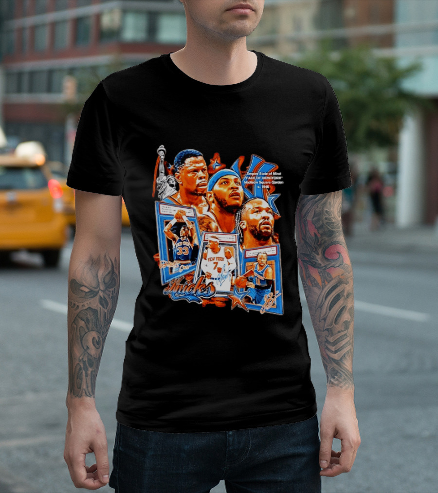 Empire State Of Mind New York Knicks Legends Madison Square Garden C. 1946 T-Shirt