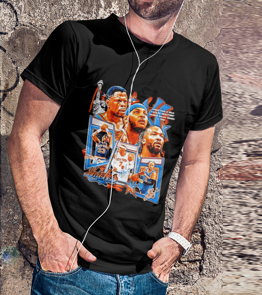 Empire State Of Mind New York Knicks Legends Madison Square Garden C. 1946 T-Shirt